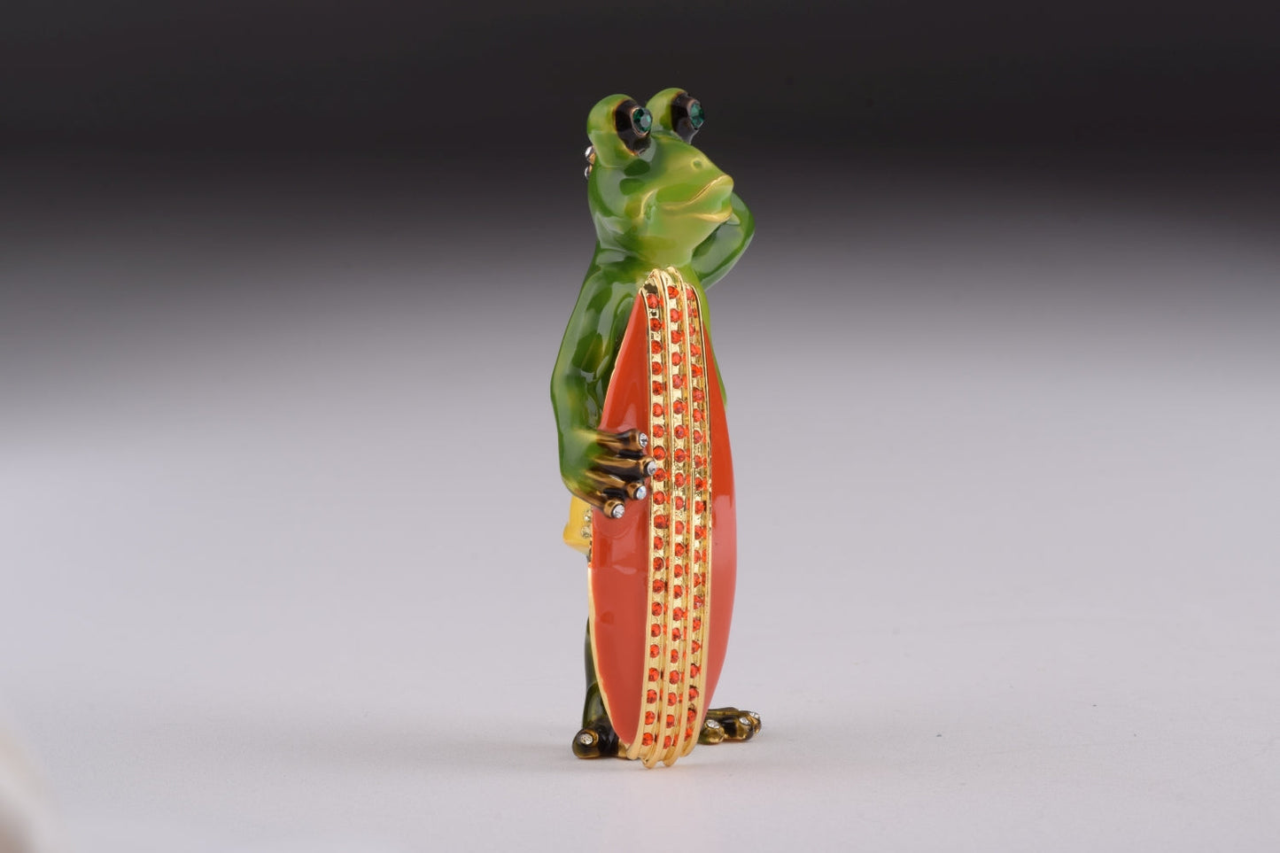 Frog Holding a Surfboard-4